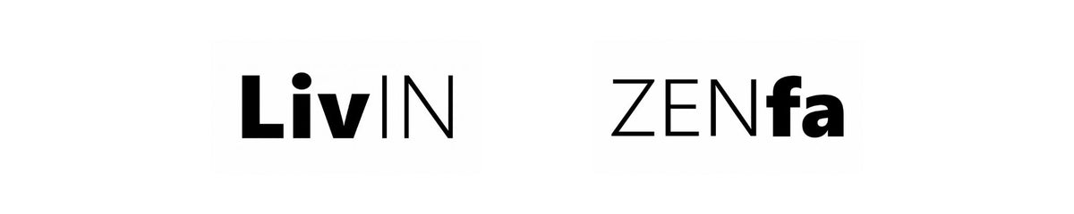 logos LIVIN et ZENFA by SENHO collection salon 2000x400 px
